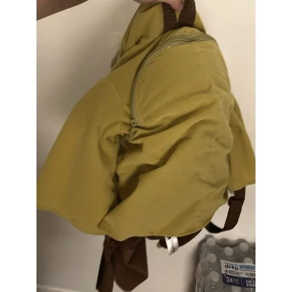 Rare Disney Parks Star Wars Yoda 24 Inch Plush Backpack Cosplay Green Brown